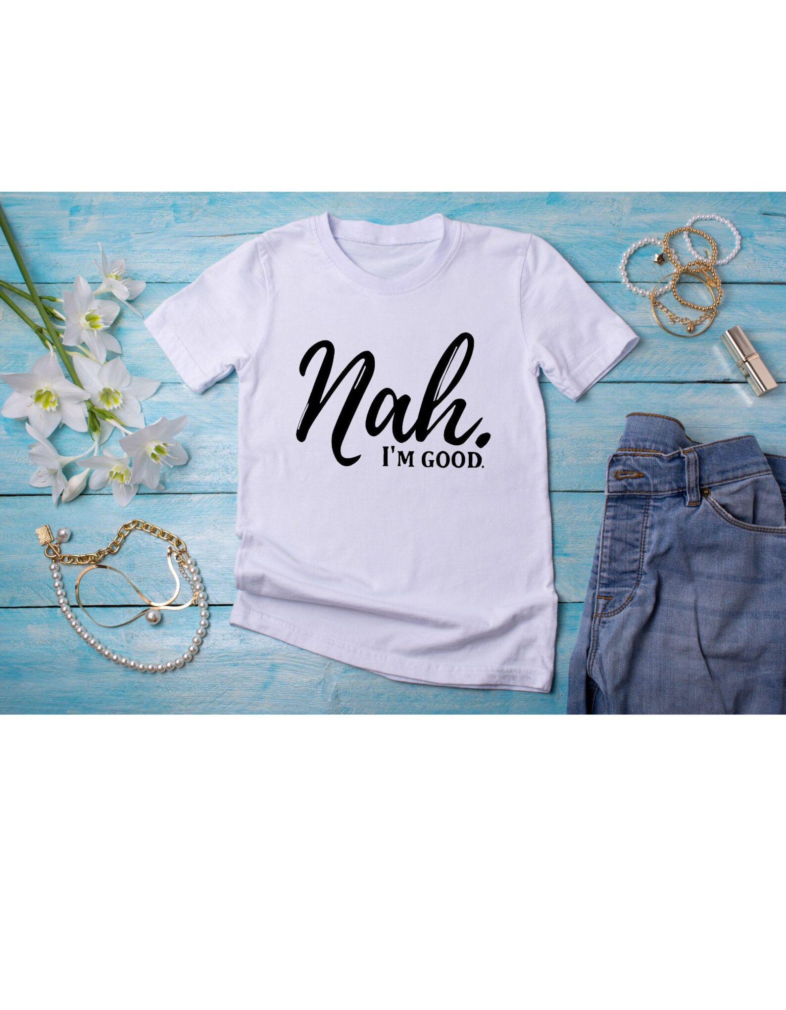 Nah Im Good Svg, Funny Sassy Relatable Design (digital Download) - Etsy