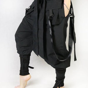 Ninja Pants V18 Black Cotton Unisex Cargo Military - Etsy