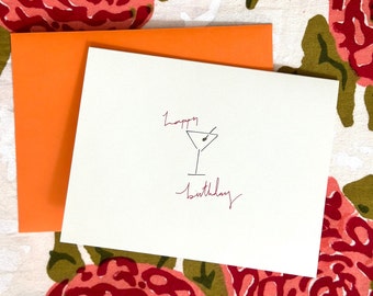 Pacchetto biglietto d'auguri cocktail (12 in totale)