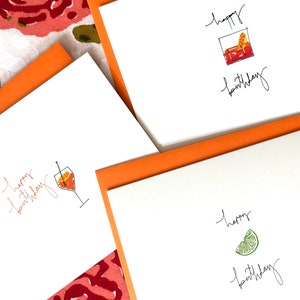 Sommer-Cocktail-Geburtstagskarten-Paket (6 insgesamt)