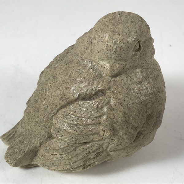 Small Vintage Hand Made Primitive Bird Sculpture I 1980s I Excellent Condition!