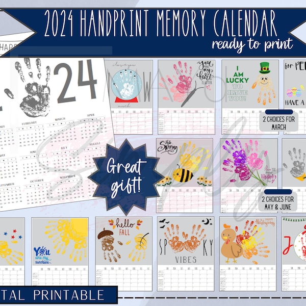 Memory Calendar Etsy