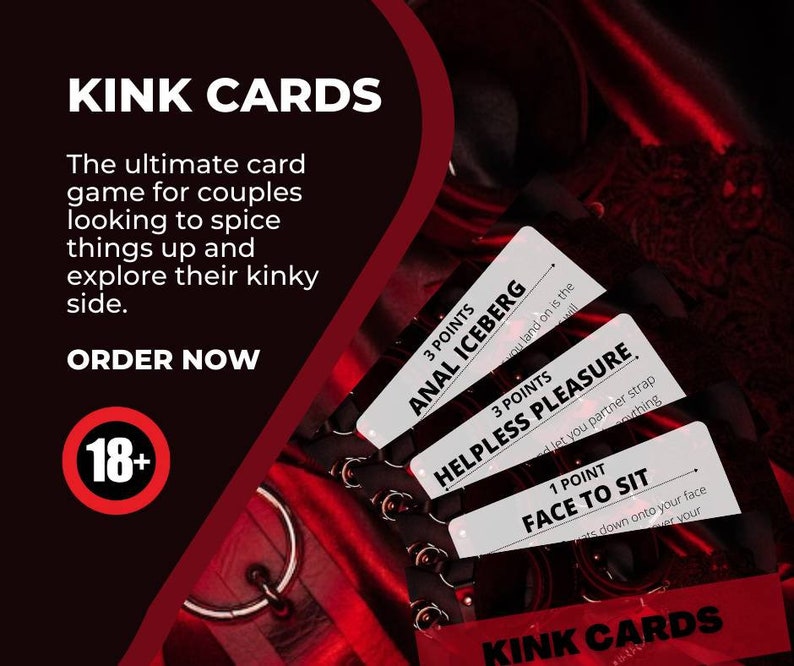 KINK CARDS Printable Couples Sex Game, BDSM, Digital Cards, Love Cards ...