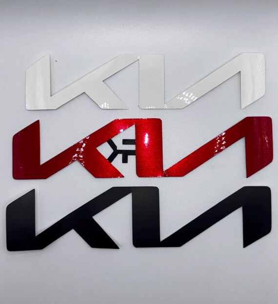 2022-2025 Kia K5 emblem overlay vinyl decal – fits LXS, GT, gt-Line, LX | custom badge cover | weatherproof & easy install