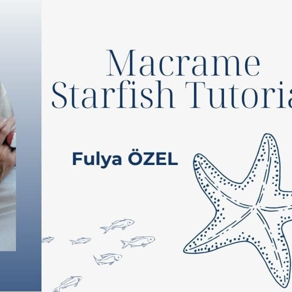 Macrame Pattern, Starfish Pattern , PDF File Tutorial , Writing and with Photographs Tutorial, Macrame Pillowcase Tutorial