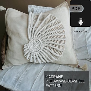 Gids voor kussensloop macramé: zomerontwerp weven (pdf-patroon)