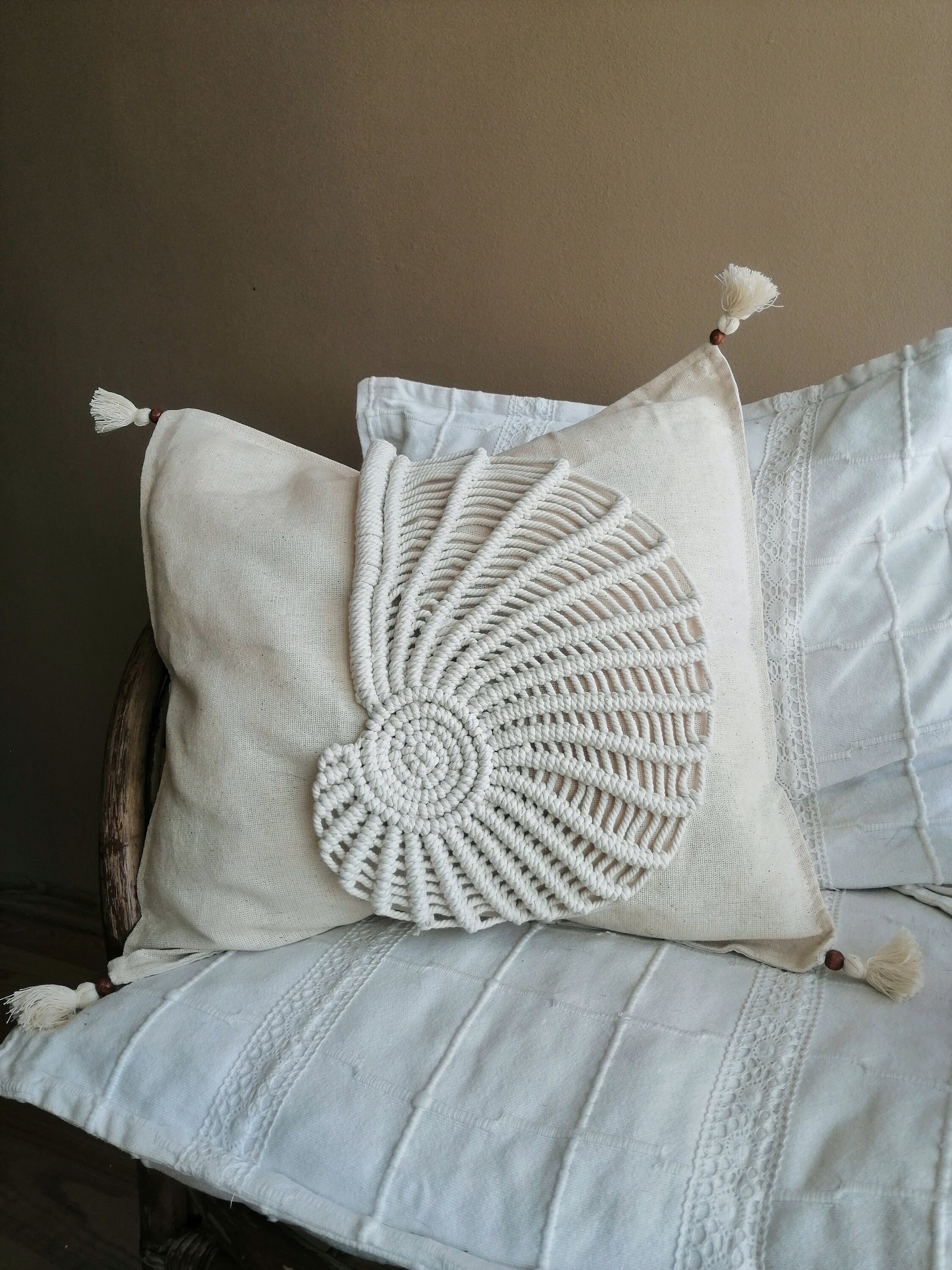 Macrame Seashell Tutorial Macrame Pattern, Seashell Pattern , PDF File Tutorial , Writing and ...