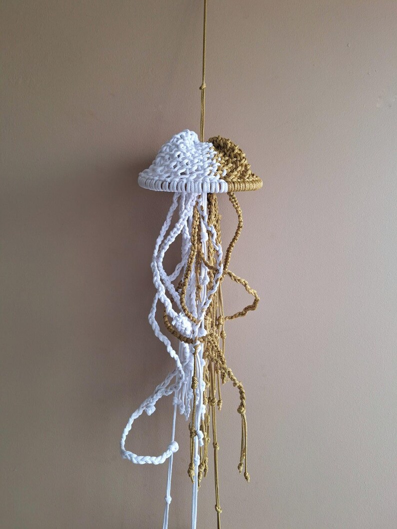 Macrame Jellyfish Plant Hanger Pattern: Photo Tutorial (PDF Guide) - Etsy