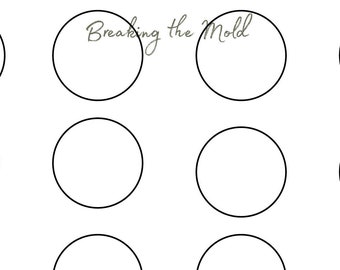 Macaron Template - 1.25 inch