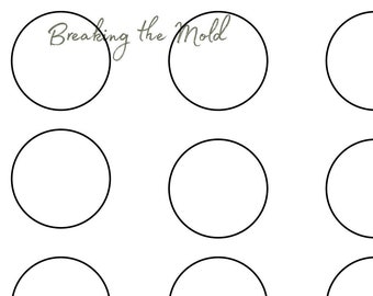Macaron Template - 1.5 inch
