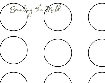 Macaron Template - 2 inch