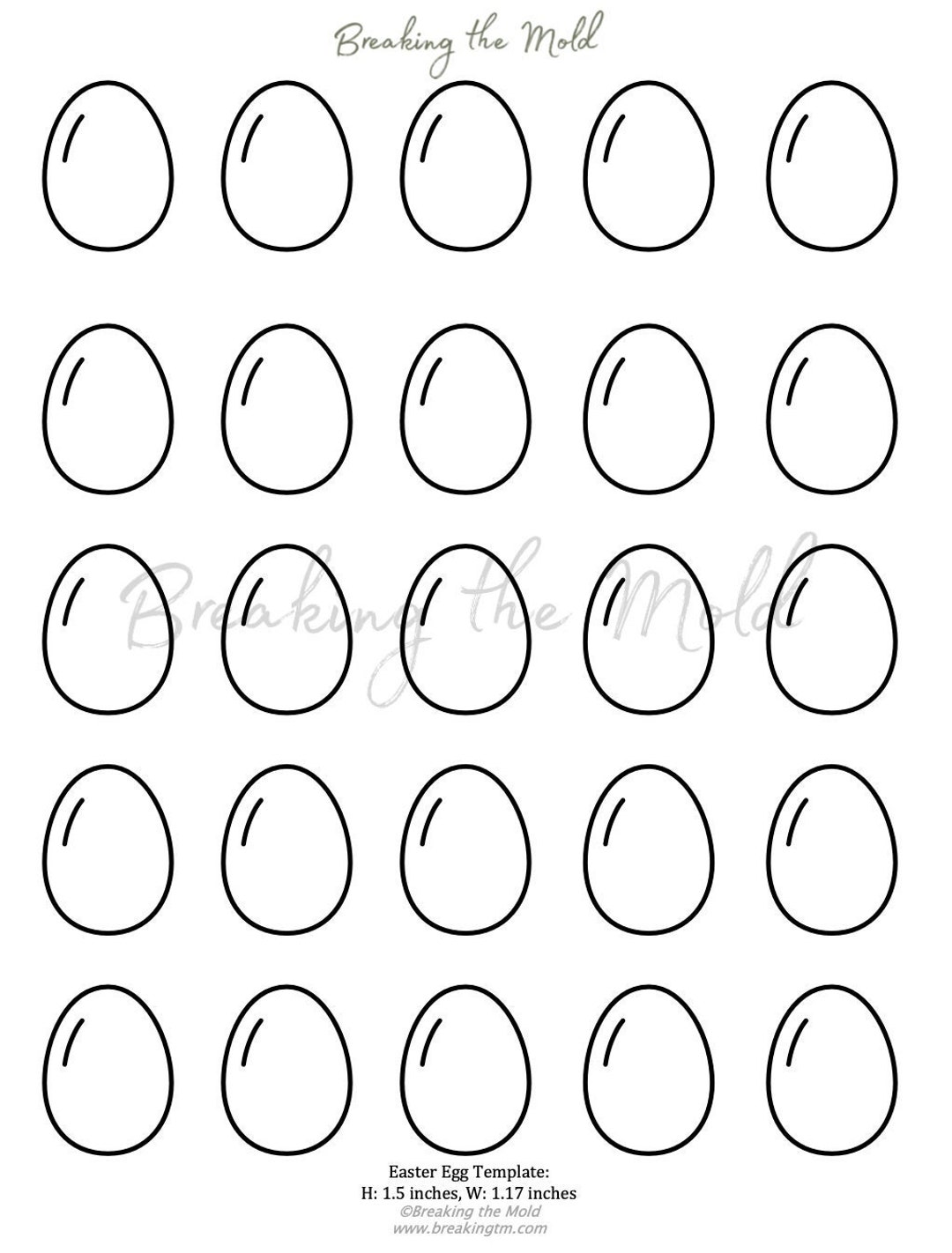 Macaron Easter Egg Template 1.5 Inch Etsy Macaron Easter Egg Template 1.5 Inch Etsy
