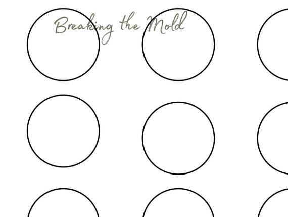 Macaron Template Bundle 3 Sizes Etsy