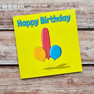 Happy Birthday Balloons | Funny | Rude | Humour | Cheeky