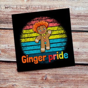 Ginger Pride | | Ginge | LGBTQ+ | LGBT greetings card | Pride celebration | gay lesbian lgbt | redhead | greeting card
