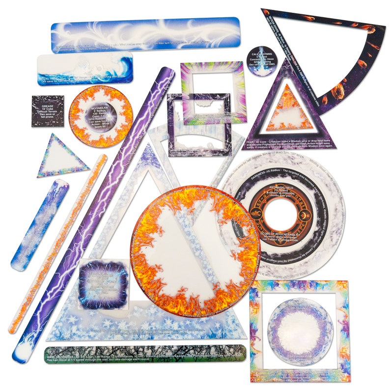 AOE Spell Effect Templates for DND Maximize the Effects of Your Spells