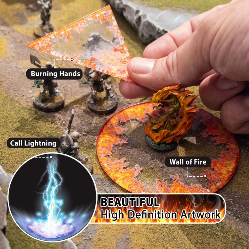 AOE Spell Effect Templates for DND Maximize the Effects of Your Spells