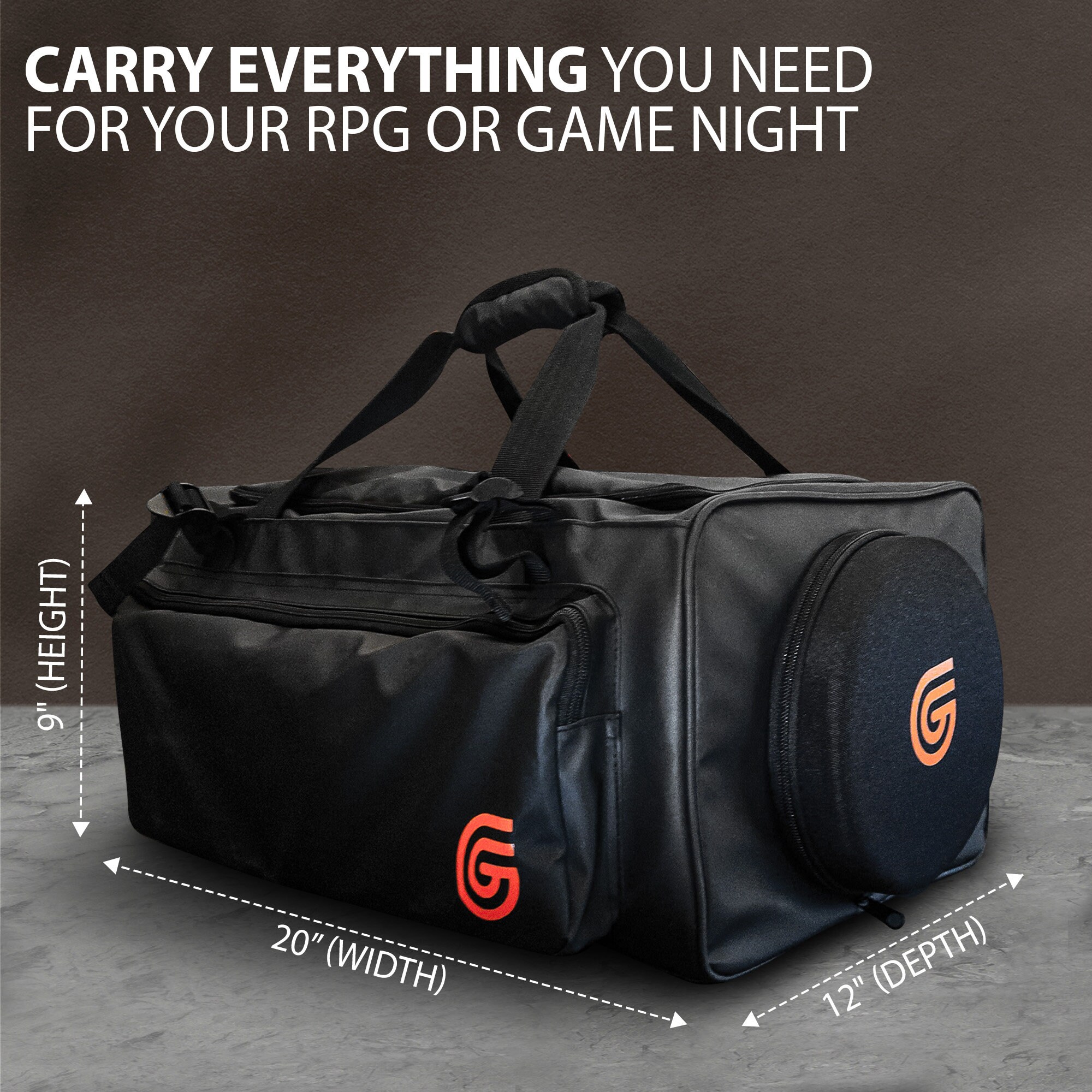 Ultimate Gaming Duffel Bag Perfect for Board Games and RPG Players