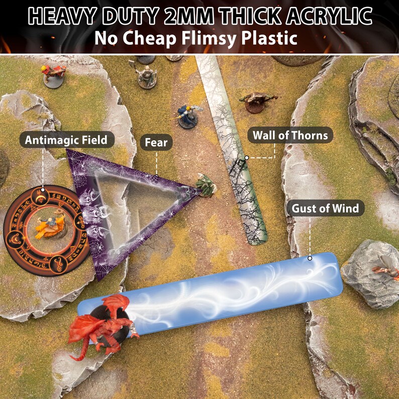 AOE Spell Effect Templates for DND Maximize the Effects of Your Spells