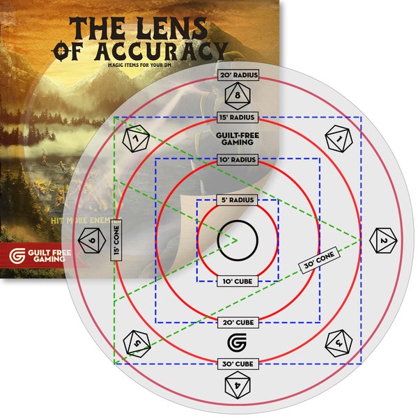 Dnd Spell Area of Effect Etsy