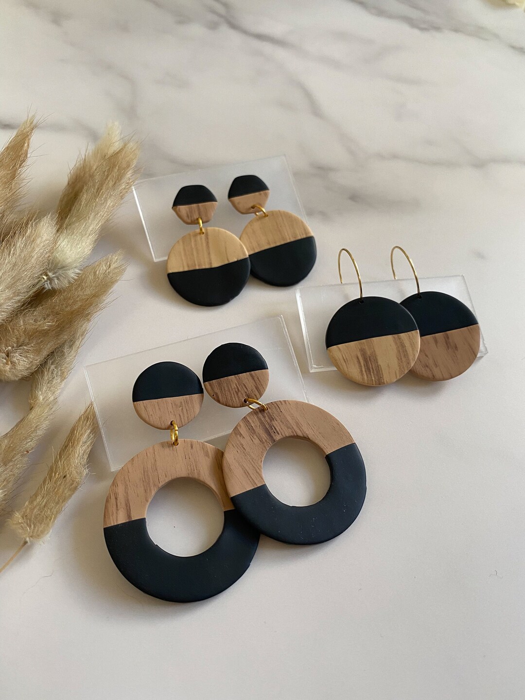 Cath Black - Polymer Clay Earrings Online - Handmade Earrings – Fearless  And Wild