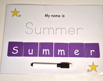 Personalised I can write my name. Eyfs Resource/ Name tracing/ handwriting practice/Early years resource/Name practice/ early years