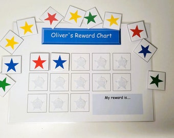 Personalised Reward Chart/ Behaviour Management/ EYFS/ toddler/Kids/ SEN/ Educational Learning Resources