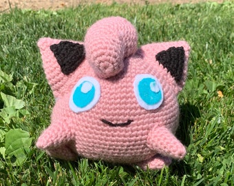 Jigglypuff Amigurumi Crochet Plush Toy