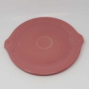 Vintage fiesta cake plate sale
