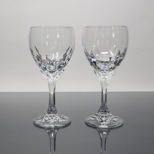 Villeroy & Boch Iris Cut Claret Wine Glasses (2)