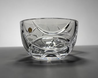Ralph Lauren Glen Plaid Square Crystal Decanter With Stopper