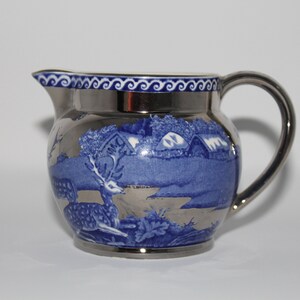 Wedgwood Creamer Fallow Deer Blue Pattern image 5