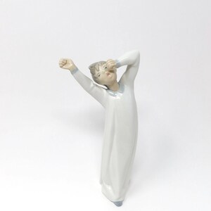 LLadro &quot;Children in Night Shirt&quot; Boy Yawning Figurine