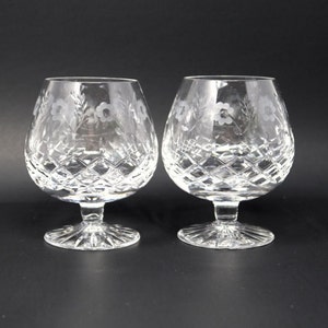 Rogaska Gallia Brandy Glasses- Pair