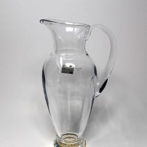 NWOB Mikasa Crystal &quot;Jamestown&quot; Water/Juice Pitcher