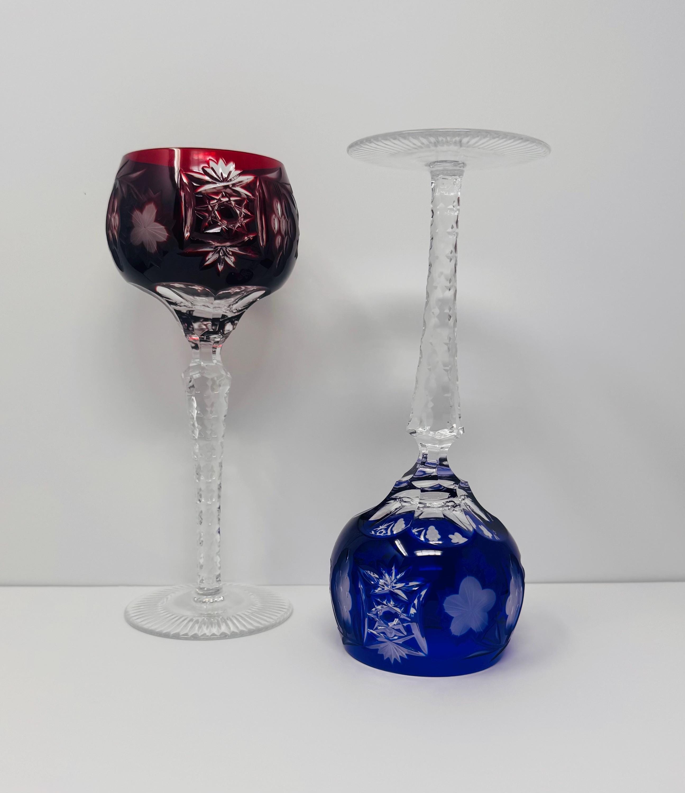 Ajka Marsala Hock Wine Glass (pair) Various Colors - Etsy