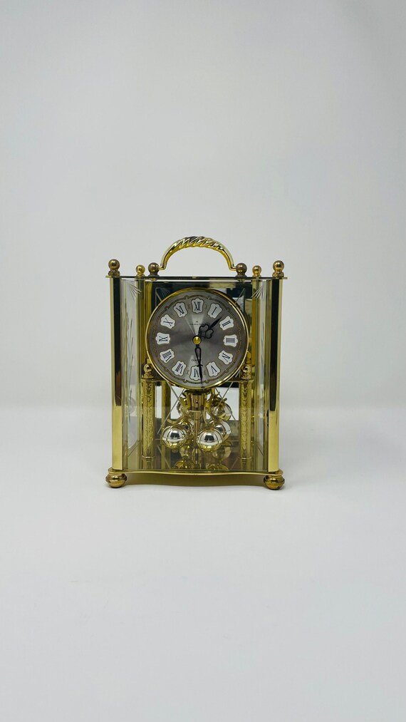 Vintage Battery Operating Hamilton Desk Clock Etsy