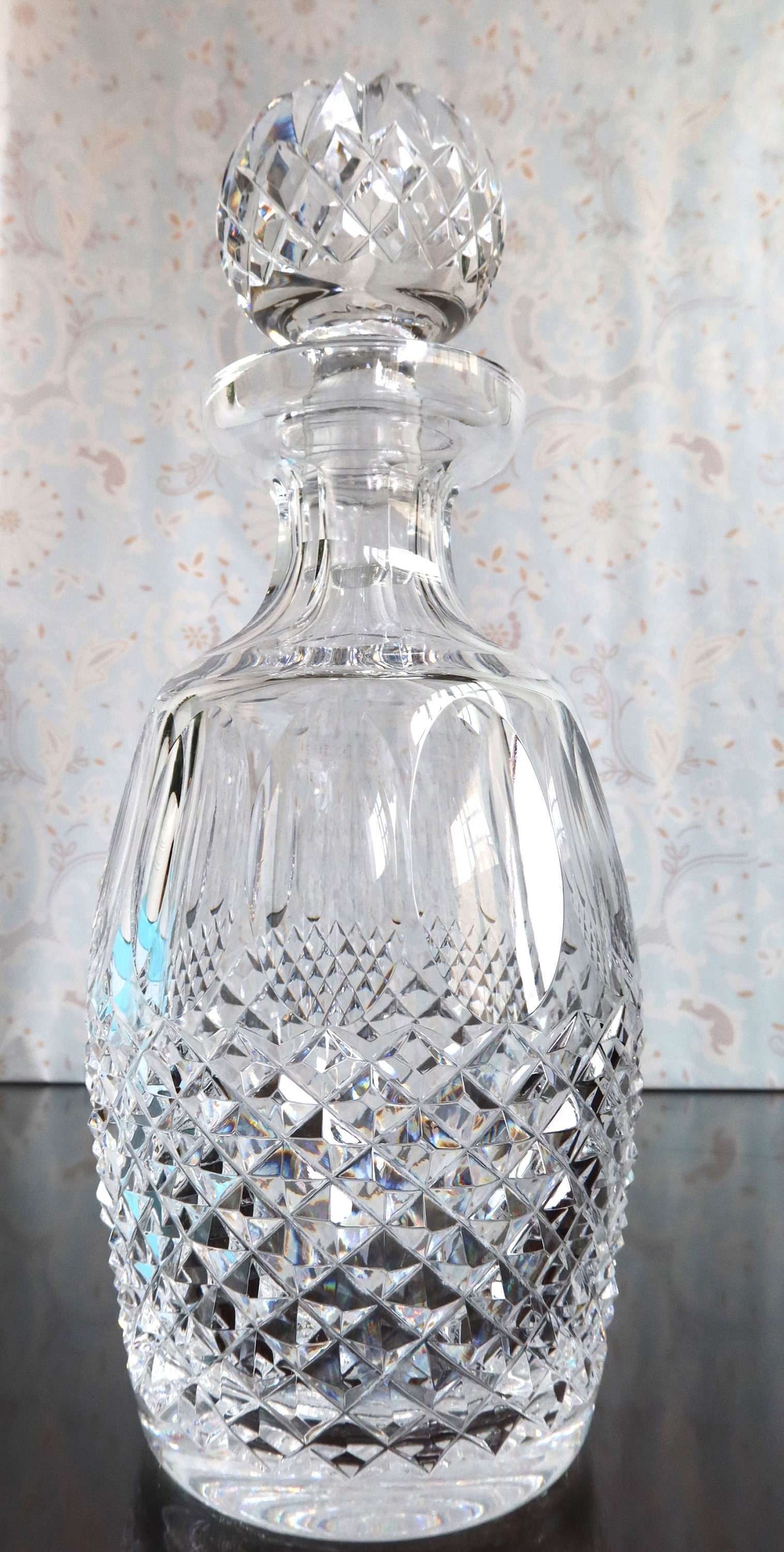 Waterford Colleen cut Decanter and Stopper Spirit Crystal Etsy