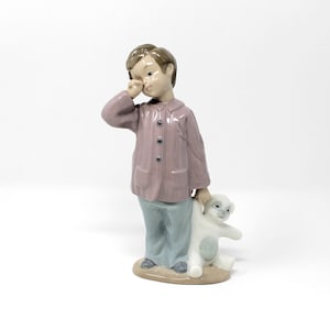 NAO by Lladro Sleepy Boy Head Vintage Figurine