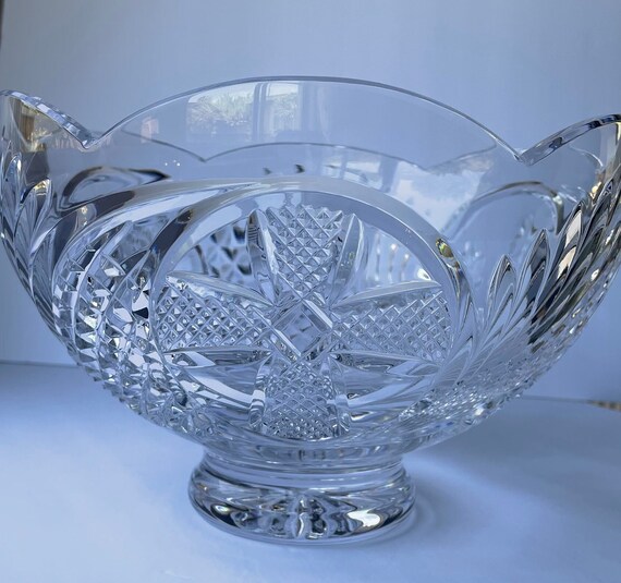 Waterford Crystal heritage of Ireland Pattern Bowl Etsy