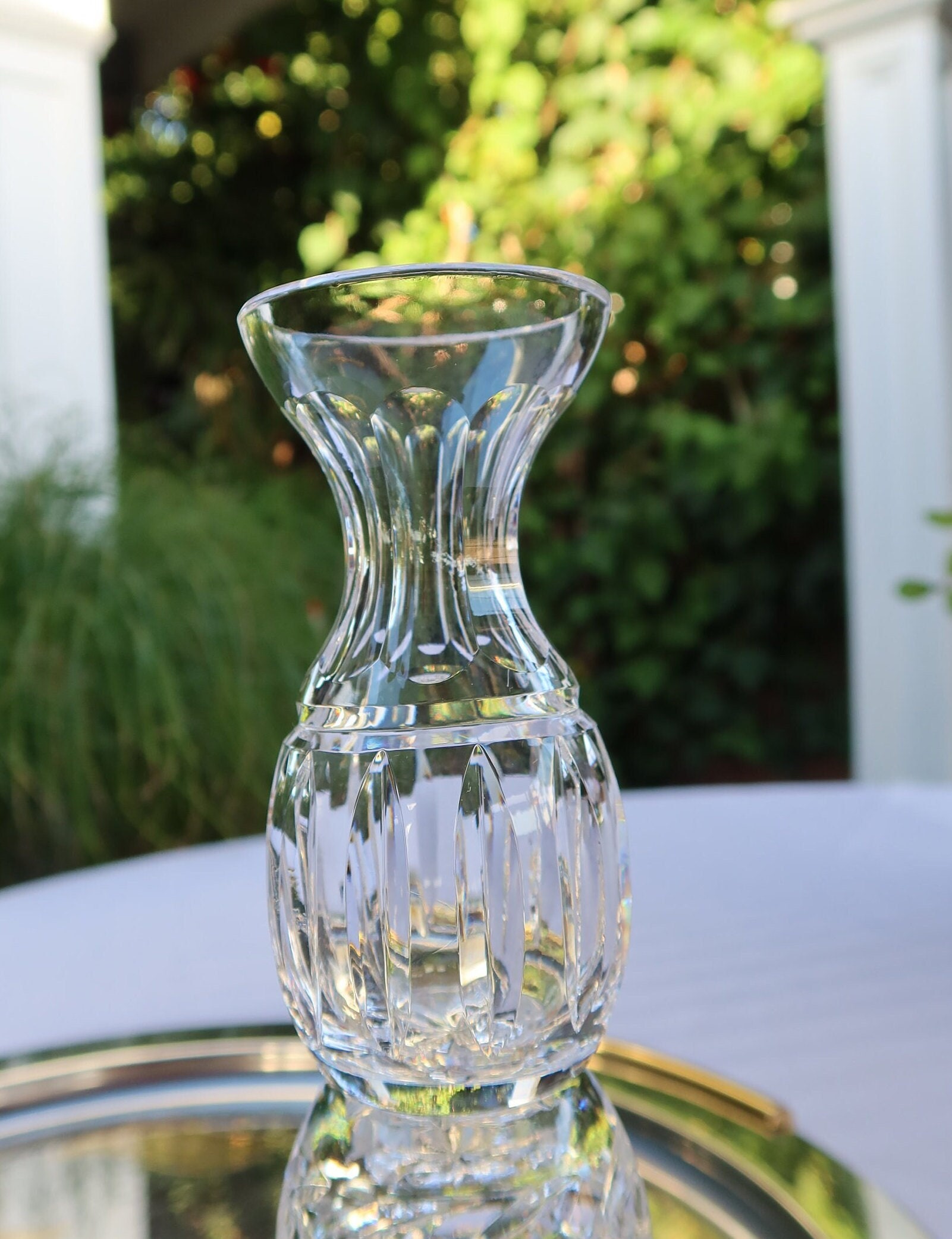 Waterford Crystal Bud Vase 4 Unknown Pattern Etsy