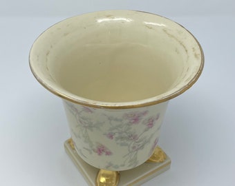 Ivory  Vase- Hand Painted