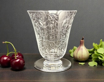 Magnifique Photophore Vintage En Cristal De Baccarat - Support Pour Bougie