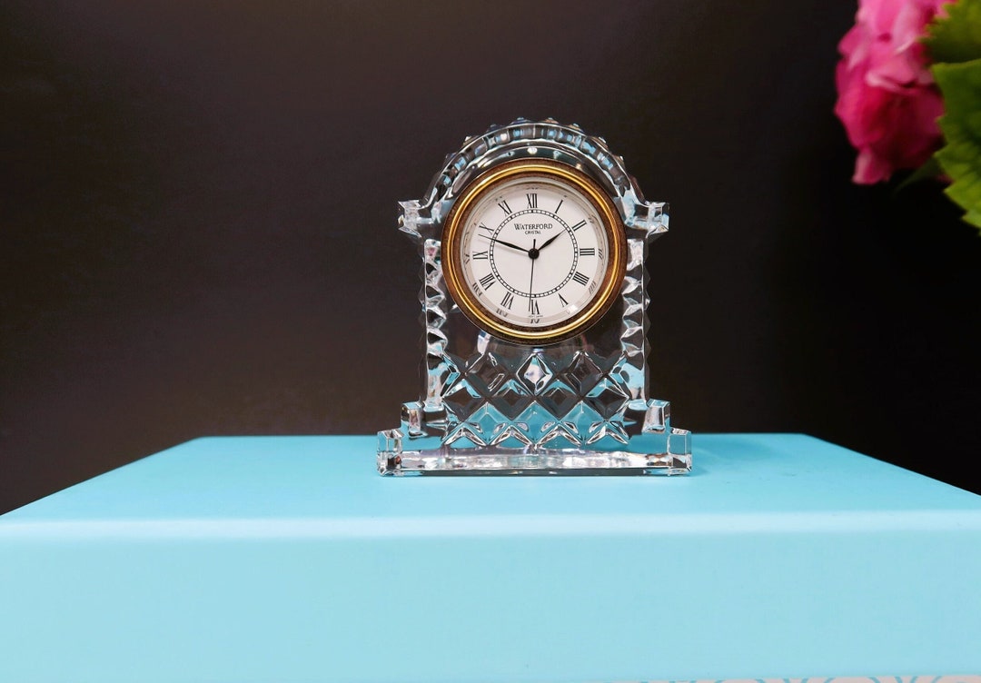 Waterford Crystal Carriage Clock Etsy