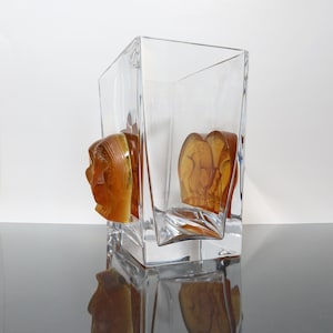 Lalique France Asmara Crystal Vase