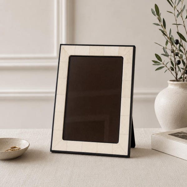 Ralph Lauren Bone Inlay Picture Frame 5x7