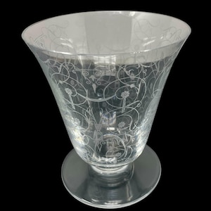VINTAGE Baccarat Etched Vase in Michelangelo - Etsy