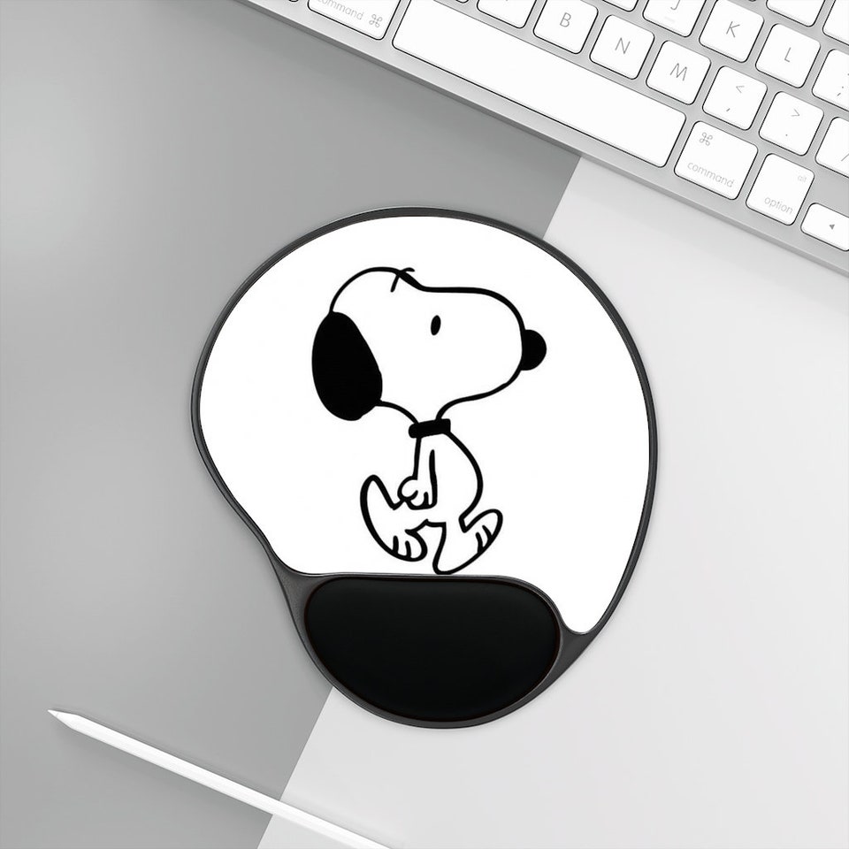 Snoopy Mouse Pad With Wrist RestMouse Pad With Wrist Rest Designed & Sold By ChaZhan
