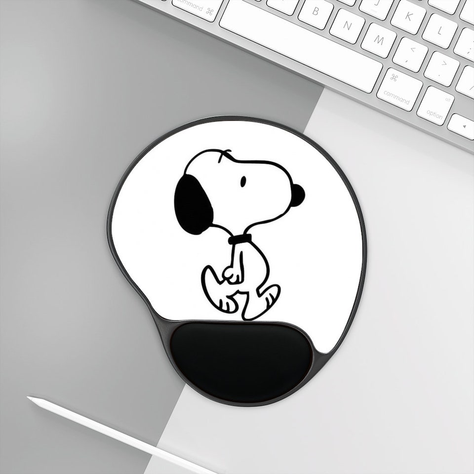 Discover Snoopy Mouse Pad With Wrist RestMouse Pad With Wrist Rest