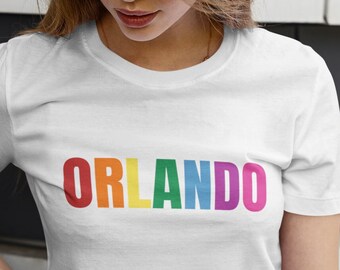 Orlando Rainbow LGBTQIA+ Pride Tee for Orlando Pride Shirt